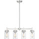 Janna 4 Light 28 inch Brushed Nickel Chandelier Ceiling Light